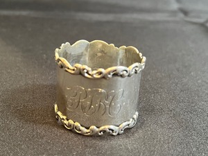 lot 158 image: Vintage Sterling Napkin Ring