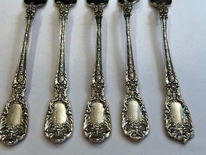 lot 156 image: Five Sterling Silver Relish Forks