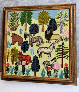 lot 357 image: Framed Needlepoint