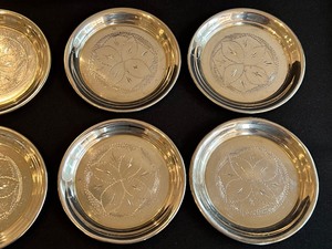 lot 333 image: Set of Six Sterling Coasters