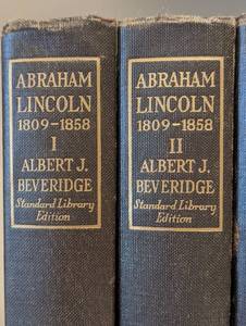 lot 292 image: Abraham Lincoln Book Set by Albert J. Beveridge