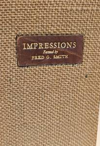 lot 307 image: Book Impressions by Fred G. Smith
