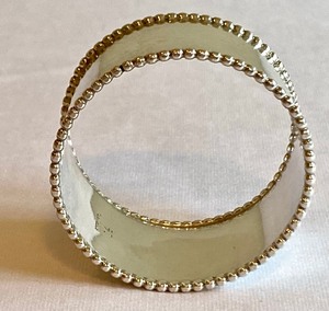lot 391 image: Antique (1899) Sterling Napkin Ring