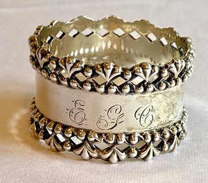 lot 388 image: Vintage Sterling Napkin Ring