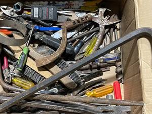 Box of Assorted Tools