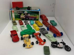 Vintage Group Of Old Plastic Cars.