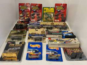 Group of HotWheels, Micro Speed Wheels and more.
