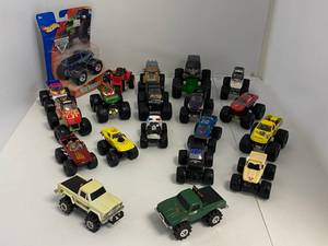 Monster Truck Lot with Stompers and more.