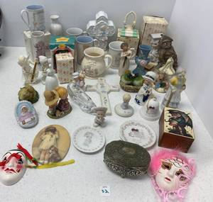 Group Of Collectibles Includes Precious Moments And More
