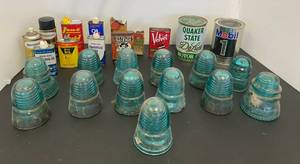 Vintage Oil Cans, Tobacco Tins And More