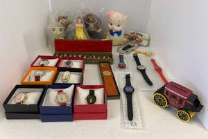Watches and Disney Collectibles