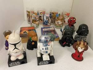 Group Of Star Wars Items