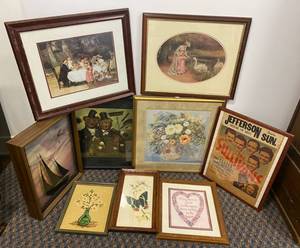 Group Of Misc. Framed Items