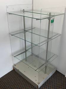 Vintage Acrylic And Glass Retail Shelves