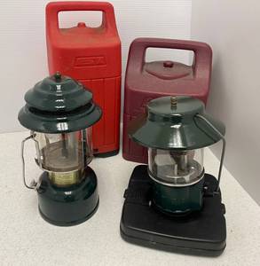 Vintage Coleman Gas And Propane Lanterns