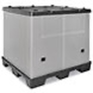 lot 14 image: (1) Lightly Used Uline Reusable Bulk Container Pallet