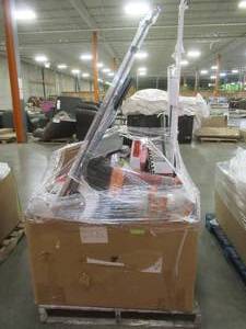 WHOLESALE MIXED PALLET OF MISCELLANEOUS DOORBELLS, THERMOSTATS, DOOR HANDLES, BUILDING MATERIALS AND MORE