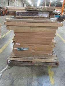 LARGE WHOLESALE PALLET (Approximately 30 Pieces) Of Retail Shelf Pulls - Closet and Cabinet Shelving Kits and More
