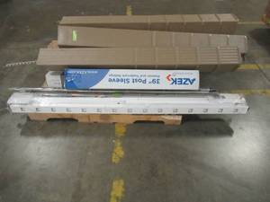 LARGE WHOLESALE PALLET (Approximately 30 Pieces) Of Retail Shelf Pulls - Deck and Fencing Items and More