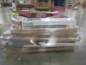 LARGE WHOLESALE PALLET (Approximately 55 Pieces) Of Retail Shelf Pulls - Home Decor, Ceiling Fans(No Harness) Tools and More