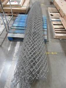 Cut Piece of Chain-link fencing used in warehouse. Approximately 10 x 12