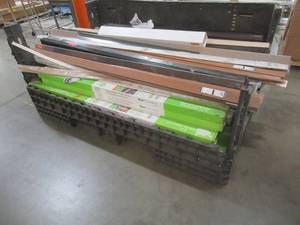 WHOLESALE MIXED PALLET OF MISCELLANEOUS MOULDING, TRIM,  DECKINGFENCING KITS AND MORE
