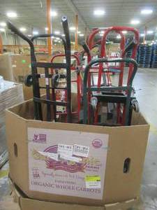 WHOLESALE MIXED PALLET OF MISCELLANEOUS HAND TRUCKS AND DOLLIES