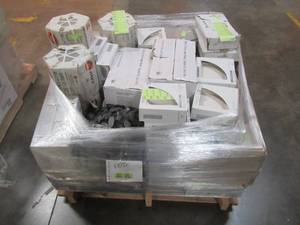 LARGE WHOLESALE PALLET (Approximately 192 Pieces) Of Retail Shelf Pulls - Miscellaneous Wall Tile