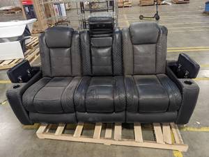Ashley Furniture Party Time Leather Sofa (Untested)