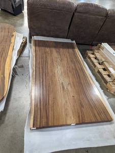 Walnut Dining Table Top with 2 live edges