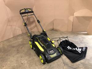 RYOBI 40V Brushless 20 in. Cordless Walk Behind Self-Propelled Lawn Mower - no battery - review all pictures