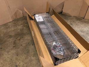 HDX ChromeMax 5-Tier Heavy Duty Metal Wire Shelving Unit (60 in. W x 72 in. H x 18 in. D) - good condition - review all pictures