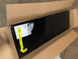 Husky Ready-to-Assemble 24-Gauge Steel Garage Gear Cabinet in Black (36 in. W x 72 in. H x 24 in. D) - complete - review all pictures