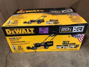 DEWALT 21.5 in. 20-Volt MAX Lithium-Ion Cordless Battery Walk Behind Push Mower - NO batteries - used - review all pictures