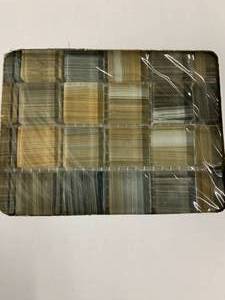 lot 38 image: AMERICAN OLEAN MOSAIC GLASS TILES