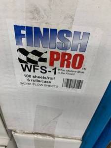 lot 54 image: FINISH PRO WORK SHEETS