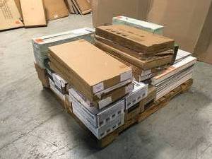 lot 12 image: Pallet of Mixed Ceramic Flooring Various Models and Conditions See Pictures