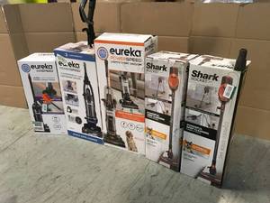 lot 18 image: Lot of Mixed Assorted Vacuums Various Models and Conditions See Pictures