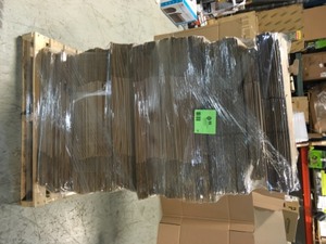 lot 37 image: Pallet of Home Depot Moving Storage Boxes See Pictures