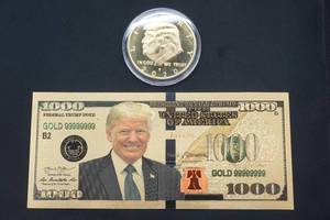 lot 1 image: Trump money