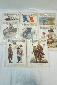 lot 17 image: vintage Literary Digest magazines