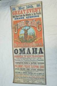 lot 27 image: vintage Railroad poster