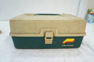 lot 169 image: tackle box with tackle inside