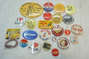 lot 180 image: assortment of pins