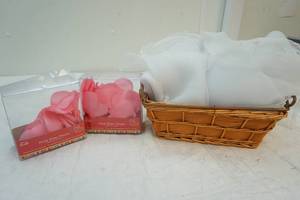 lot 198 image: basket of flower pedals