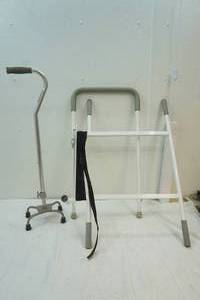 lot 227 image: walker and safety rail
