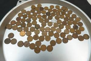 lot 287 image: wheat and steel wheat pennies