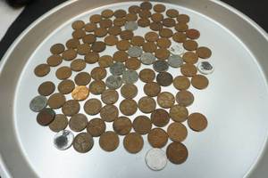 lot 290 image: wheat and steel wheat pennies