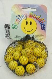 lot 303 image: Smiley Buddies marbles
