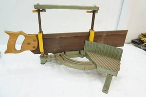 lot 272 image: mitre box with saw
